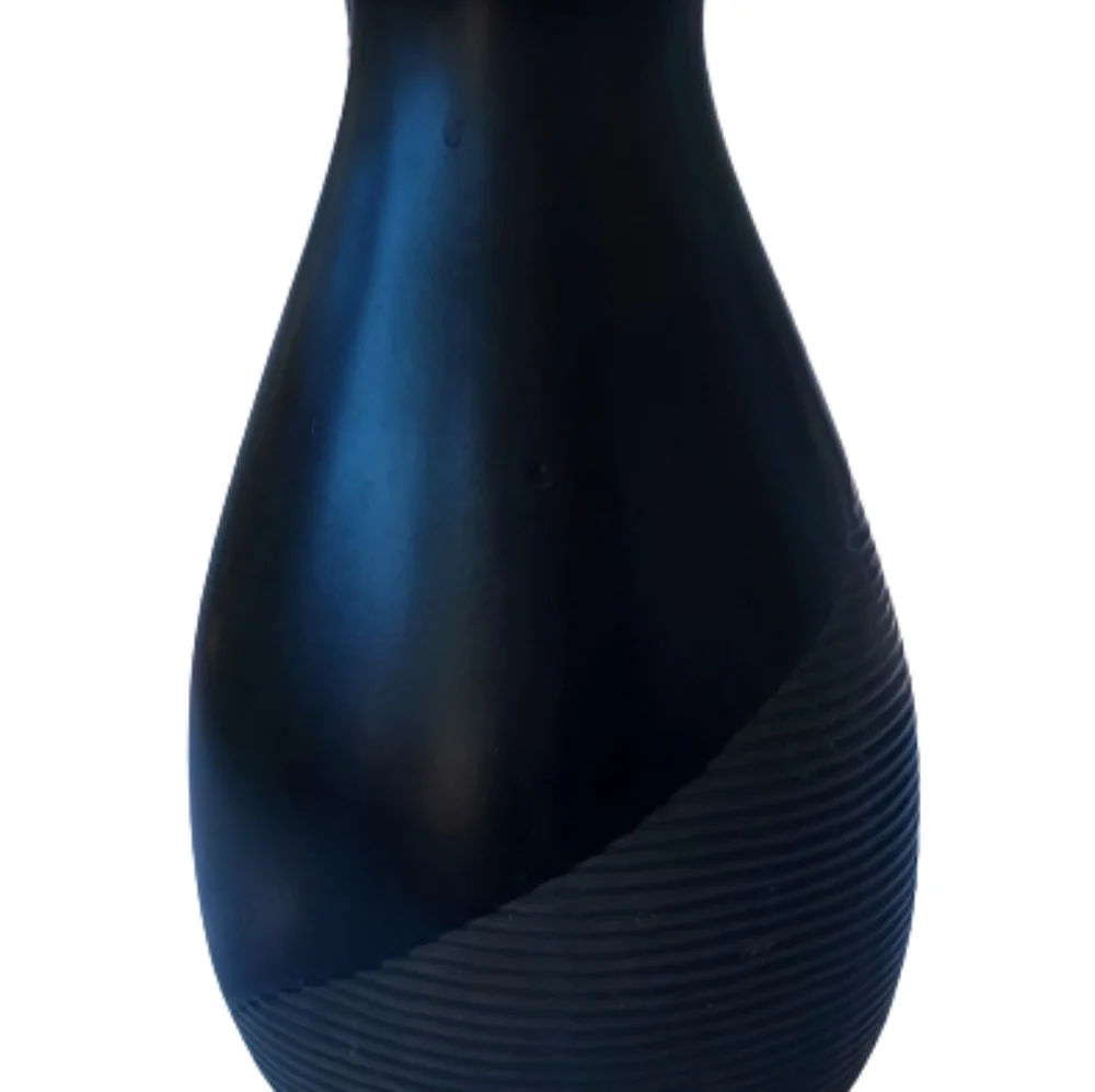 Pfaltzgraff Night Surf Black 1 Quart Carafe Vase